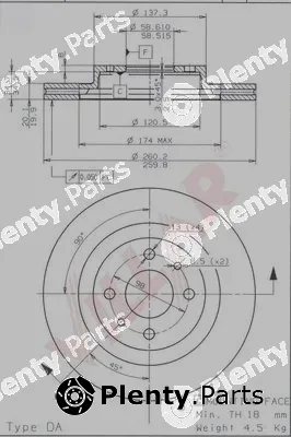 Villar 628.1507 — Brake Disc