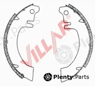 Villar 629.0575 — Brake Shoe Set
