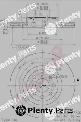Villar 628.1574 — Brake Disc