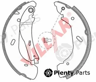 Villar 629.0788 — Brake Shoe Set
