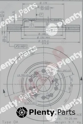 Villar 628.1973 — Brake Disc