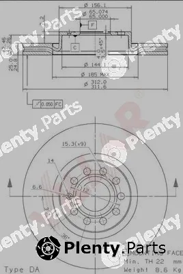 Villar 628.1778 — Brake Disc