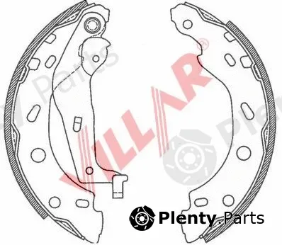 Villar 629.0792 — Brake Shoe Set