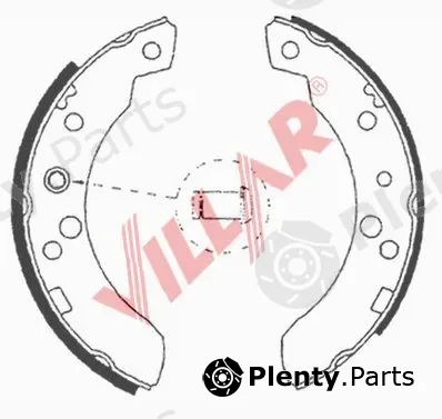 Villar 629.0611 — Brake Shoe Set