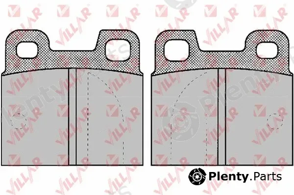 Villar 626.0028 — Brake Pad Set, disc brake