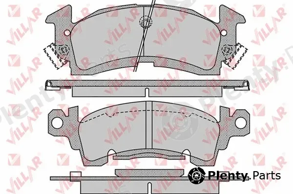 Villar 626.1032 — Brake Pad Set, disc brake
