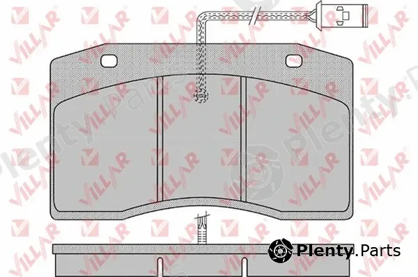 Villar 626.1154 — Brake Pad Set, disc brake