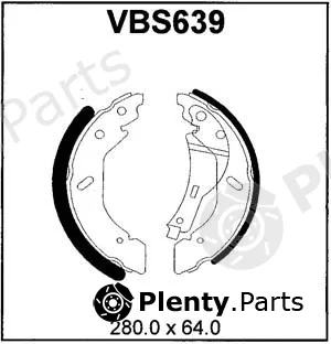 Motaquip VBS639 — Brake Shoe Set