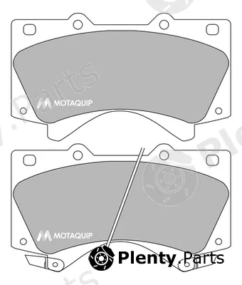 Motaquip LVXL1701 — Brake Pad Set, disc brake