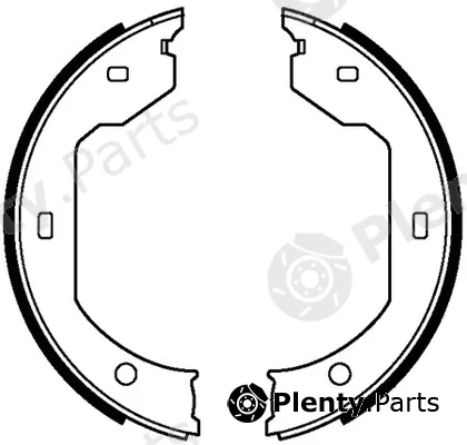 Motaquip VBS697 — Brake Shoe Set, parking brake