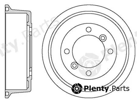 Motaquip VBD627 — Brake Drum
