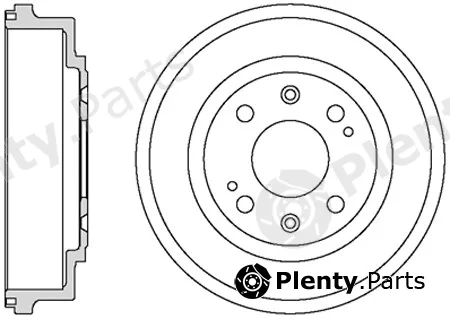 Motaquip VBD644 — Brake Drum
