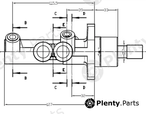 Motaquip VMC253 — Brake Master Cylinder