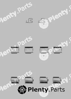 Motaquip VMK859 — Accessory Kit, disc brake pad