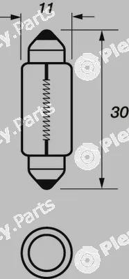 Motaquip LVEB269 — Bulb, interior light Economy