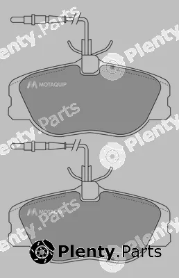 Motaquip LVXL872 — Brake Pad Set, disc brake