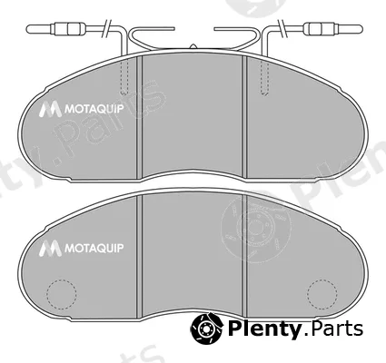 Motaquip LVXL109 — Brake Pad Set, disc brake