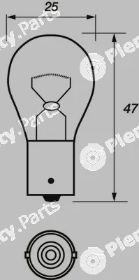 Motaquip VBU382 — Bulb, direction indicator