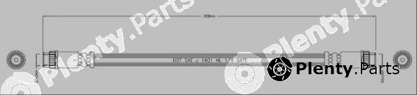 Motaquip VBH882 — Brake Hose