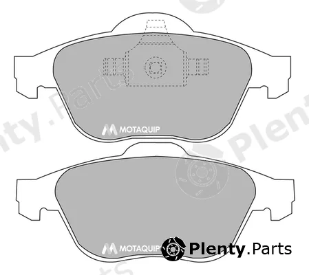 Motaquip LVXL1008 — Brake Pad Set, disc brake