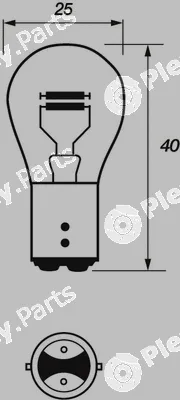 Motaquip LVEB334 — Bulb, spotlight Economy