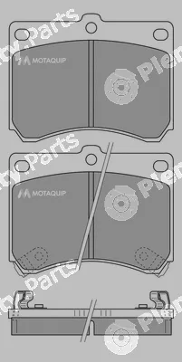 Motaquip LVXL744 — Brake Pad Set, disc brake