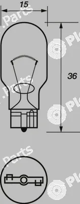 Motaquip VBU921 — Bulb, direction indicator