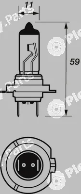 Motaquip VBU499 — Bulb, spotlight