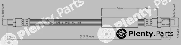 Motaquip VBH341 — Brake Hose