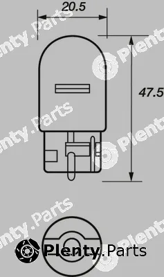 Motaquip VBU382W — Bulb, direction indicator