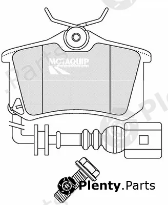 Motaquip LVXL1704 — Brake Pad Set, disc brake