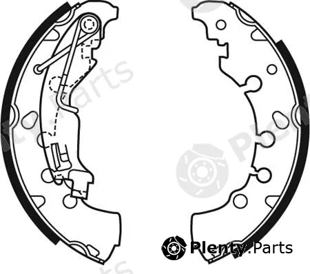 Motaquip VBS717 — Brake Shoe Set
