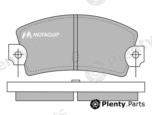Motaquip LVXL568 — Brake Pad Set, disc brake