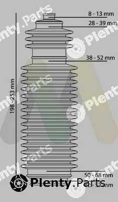 Motaquip VSGU600 — Bellow Kit, steering