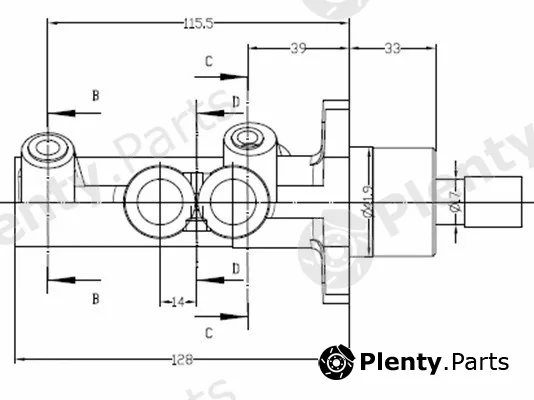 Motaquip VMC252 — Brake Master Cylinder