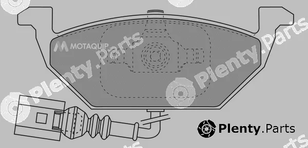Motaquip LVXL1015 — Brake Pad Set, disc brake