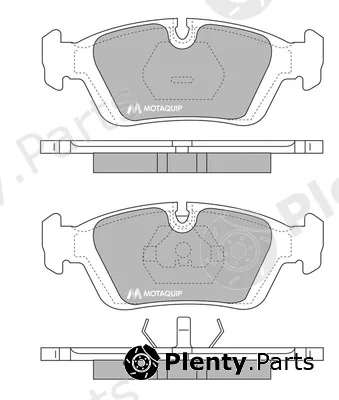 Motaquip LVXL634 — Brake Pad Set, disc brake