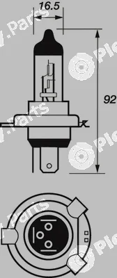 Motaquip VBU472 — Bulb, spotlight
