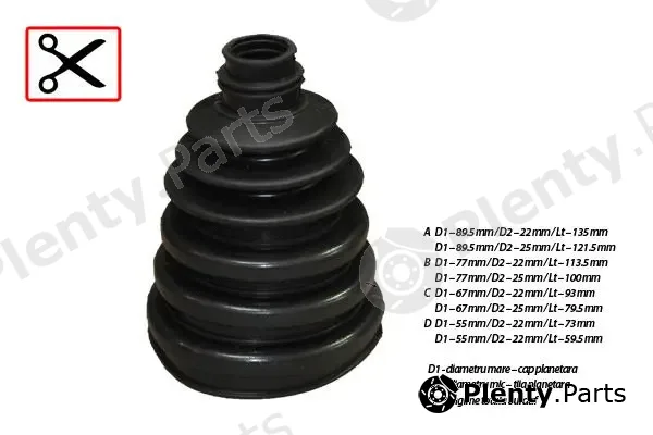 Asam Automotive 32218 — Bellow, drive shaft