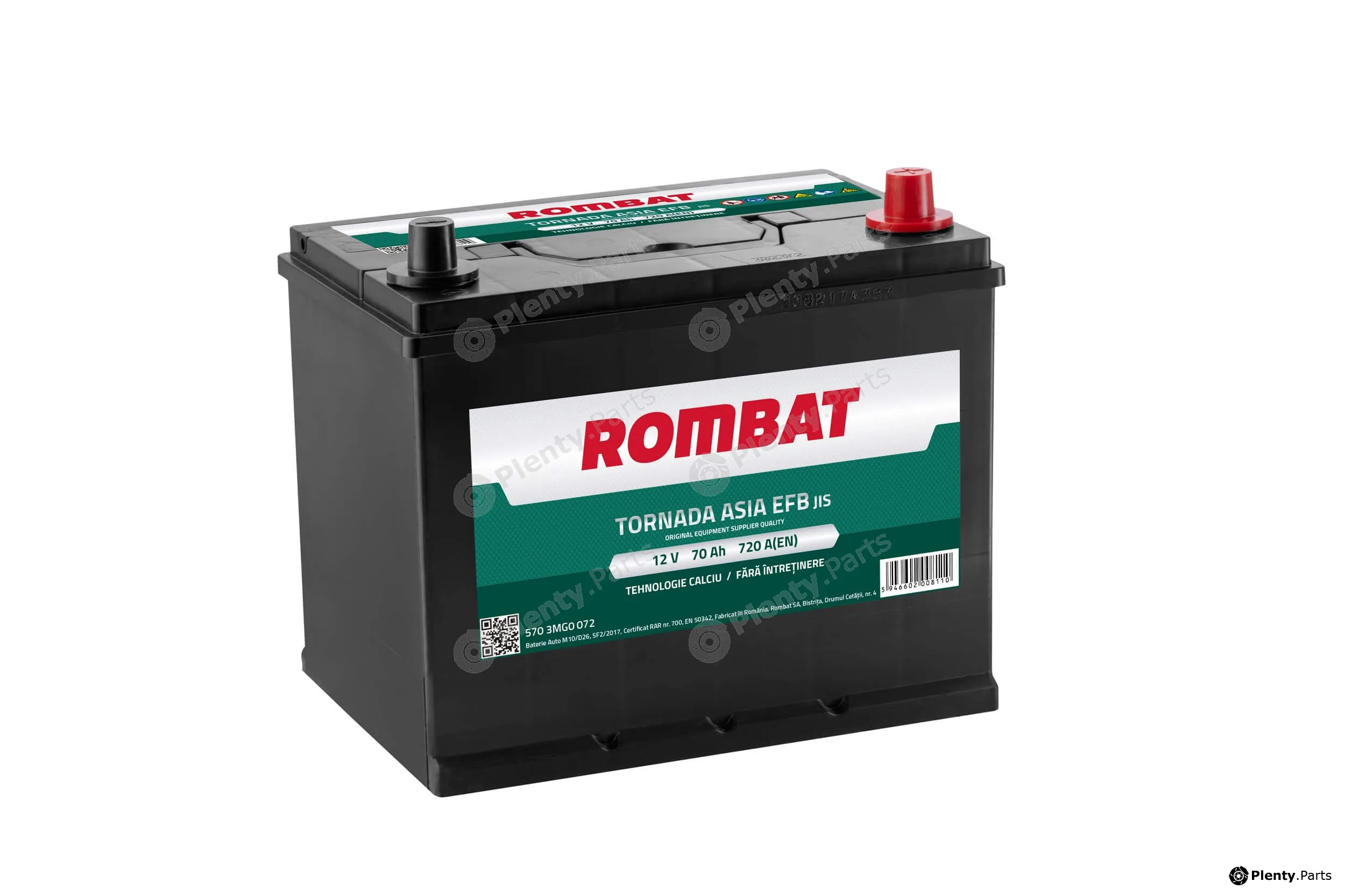 Rombat 5703MG0072 — Starter Battery TORNADA ASIA EFB