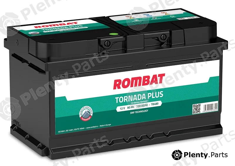 Rombat TB480N — Starter Battery TORNADA PLUS