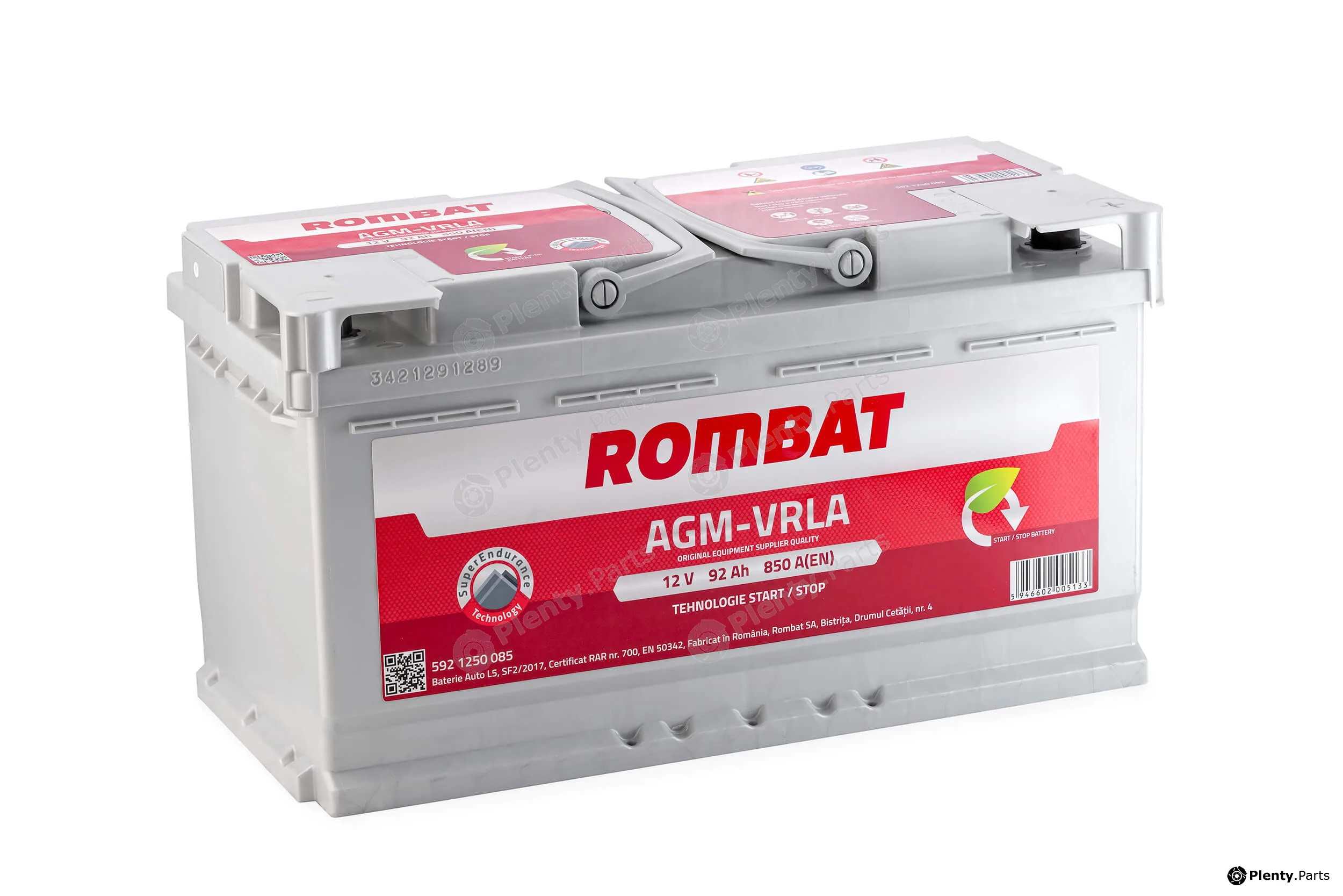 Rombat 5921250085 — Starter Battery AGM-VRLA