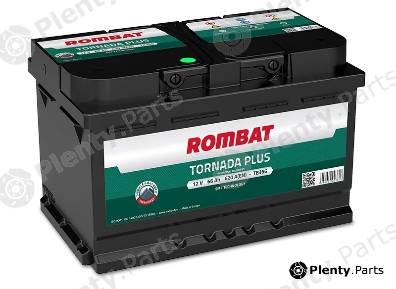 Rombat TB366 — Starter Battery TORNADA PLUS