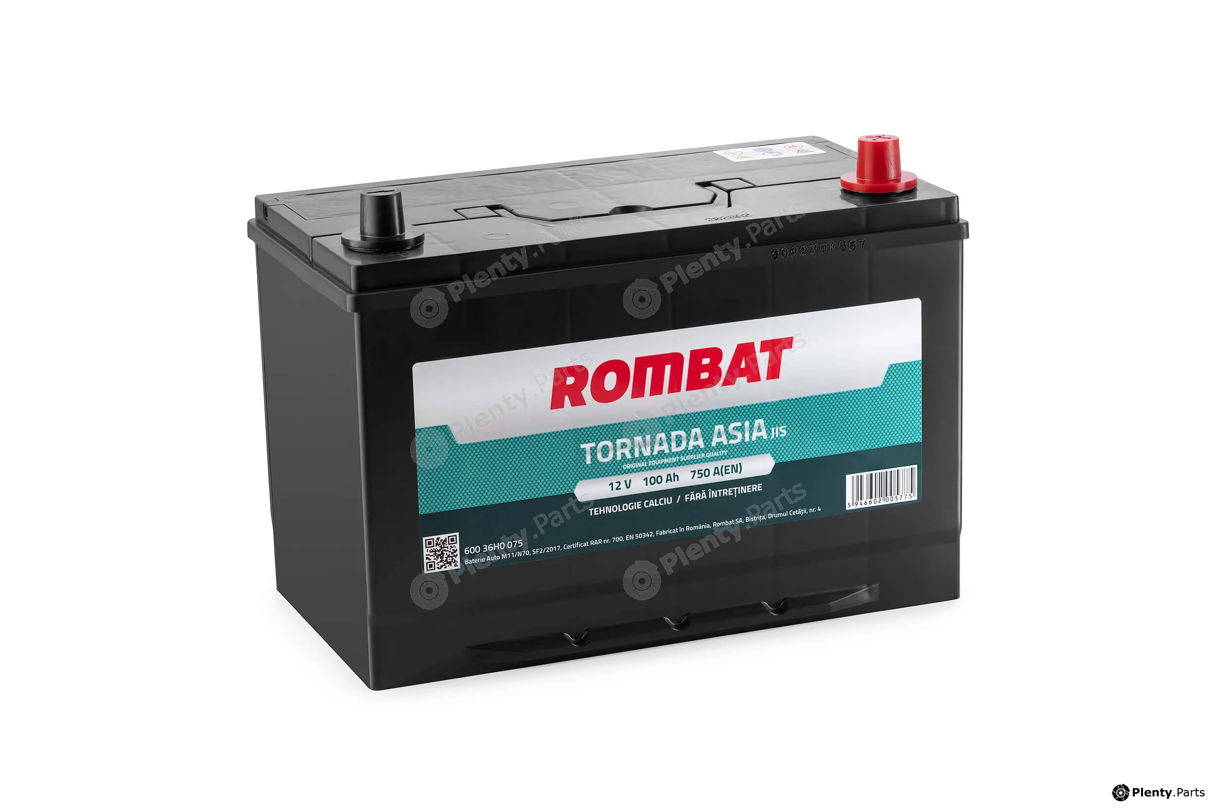 Rombat 60036H0075 — Starter Battery TORNADA ASIA