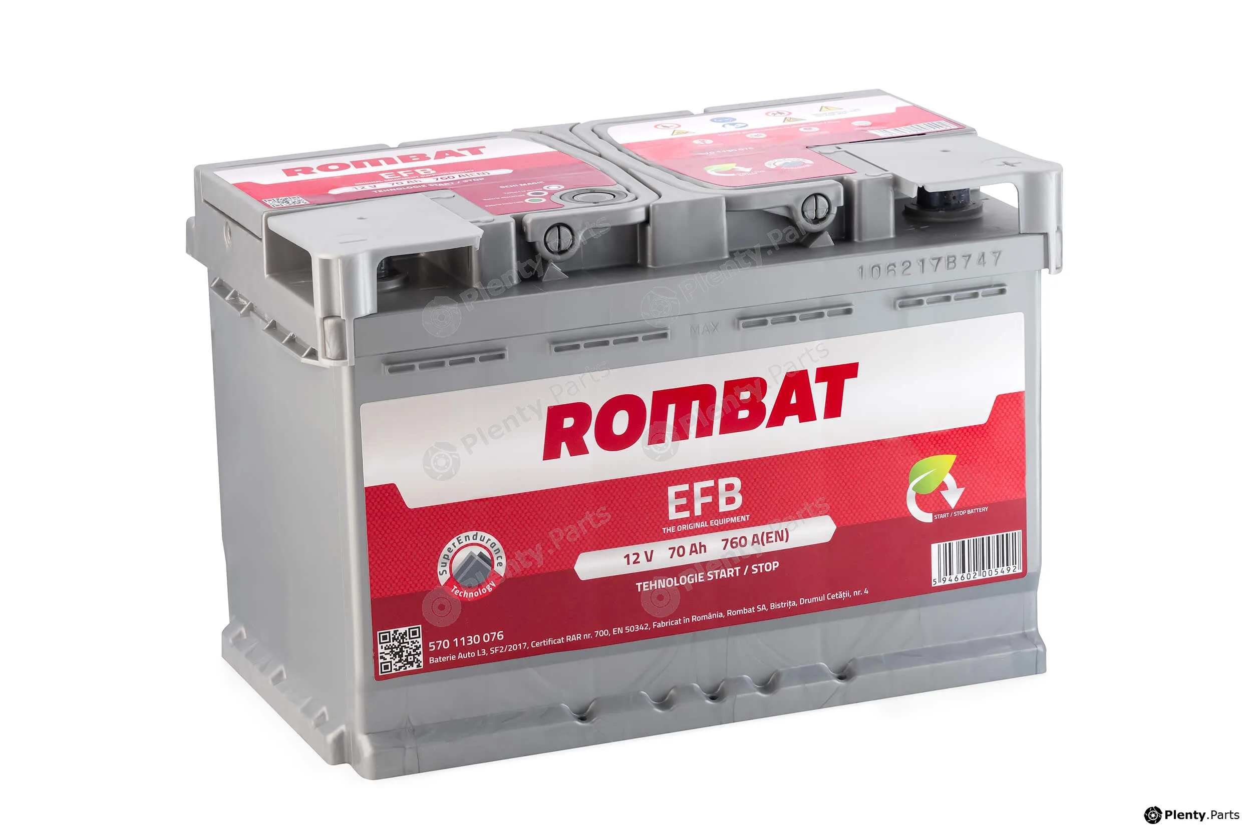 Rombat 5701130076 — Starter Battery EFB