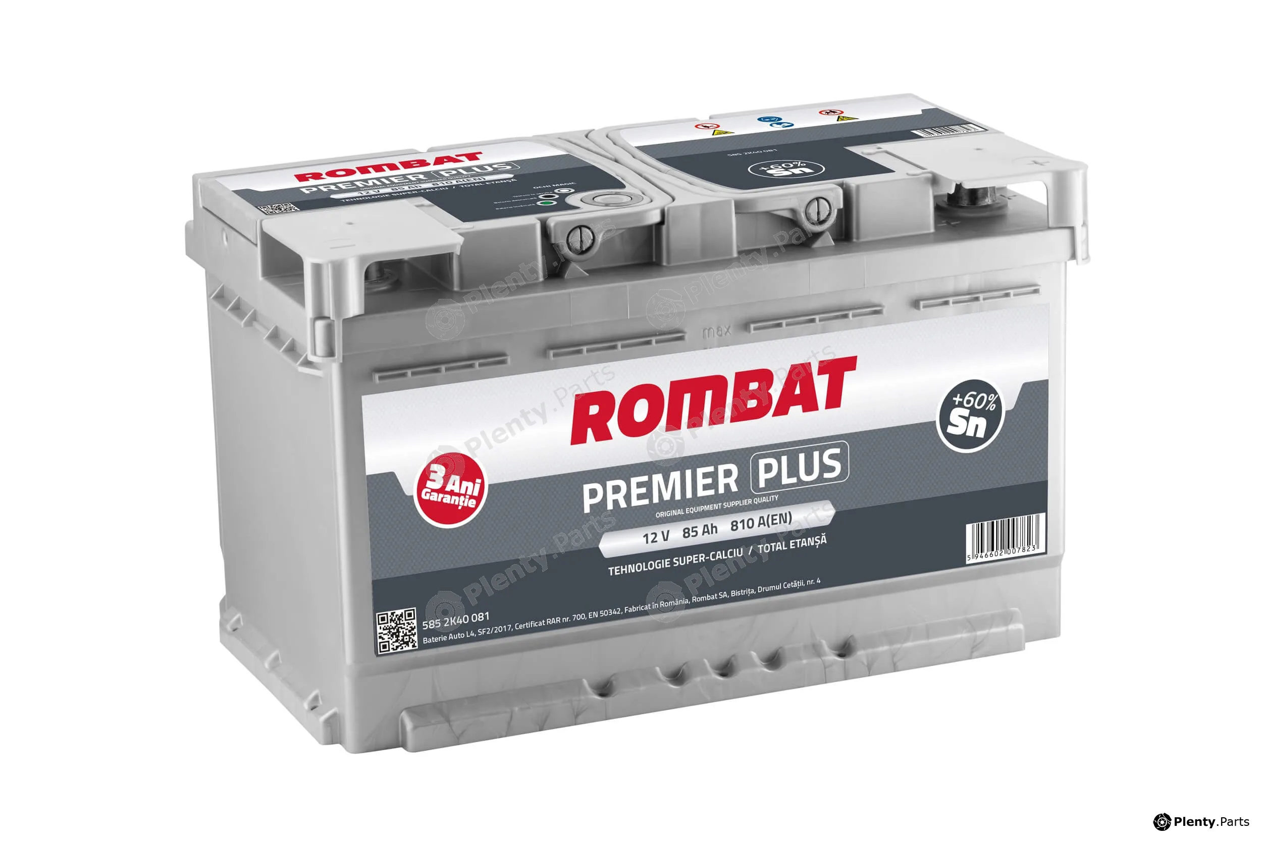 Rombat 5852K40081 — Starter Battery PREMIER PLUS