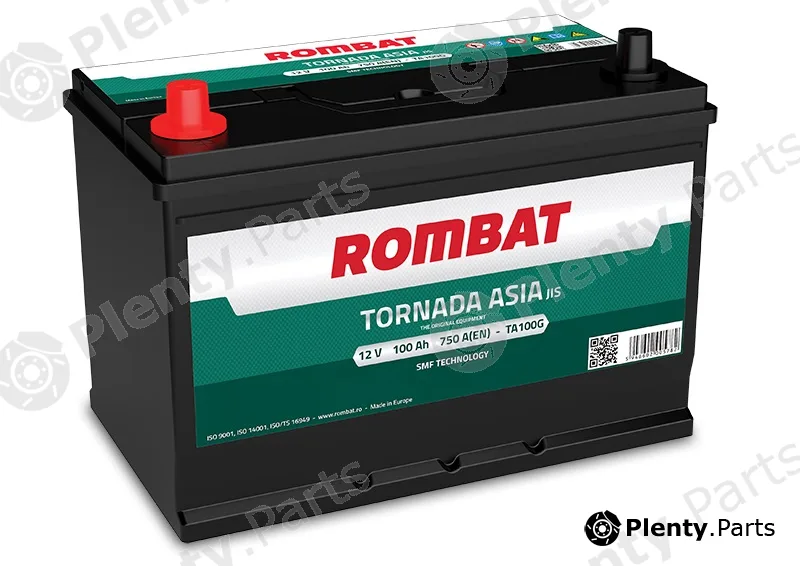Rombat TA100G — Starter Battery TORNADA ASIA