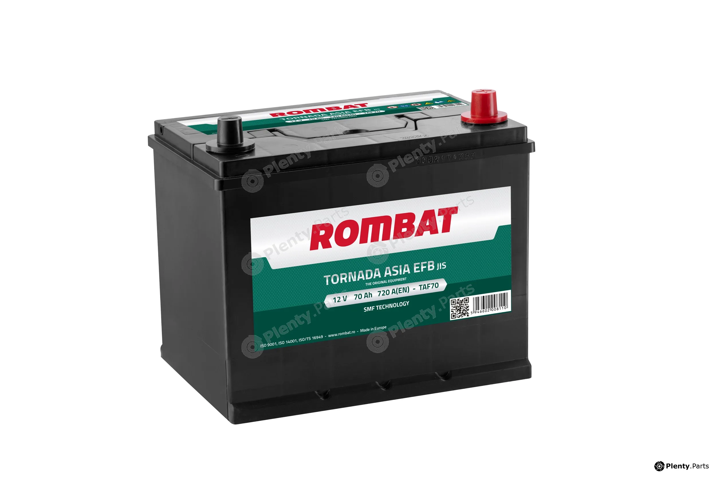 Rombat TAF70 — Starter Battery TORNADA ASIA EFB