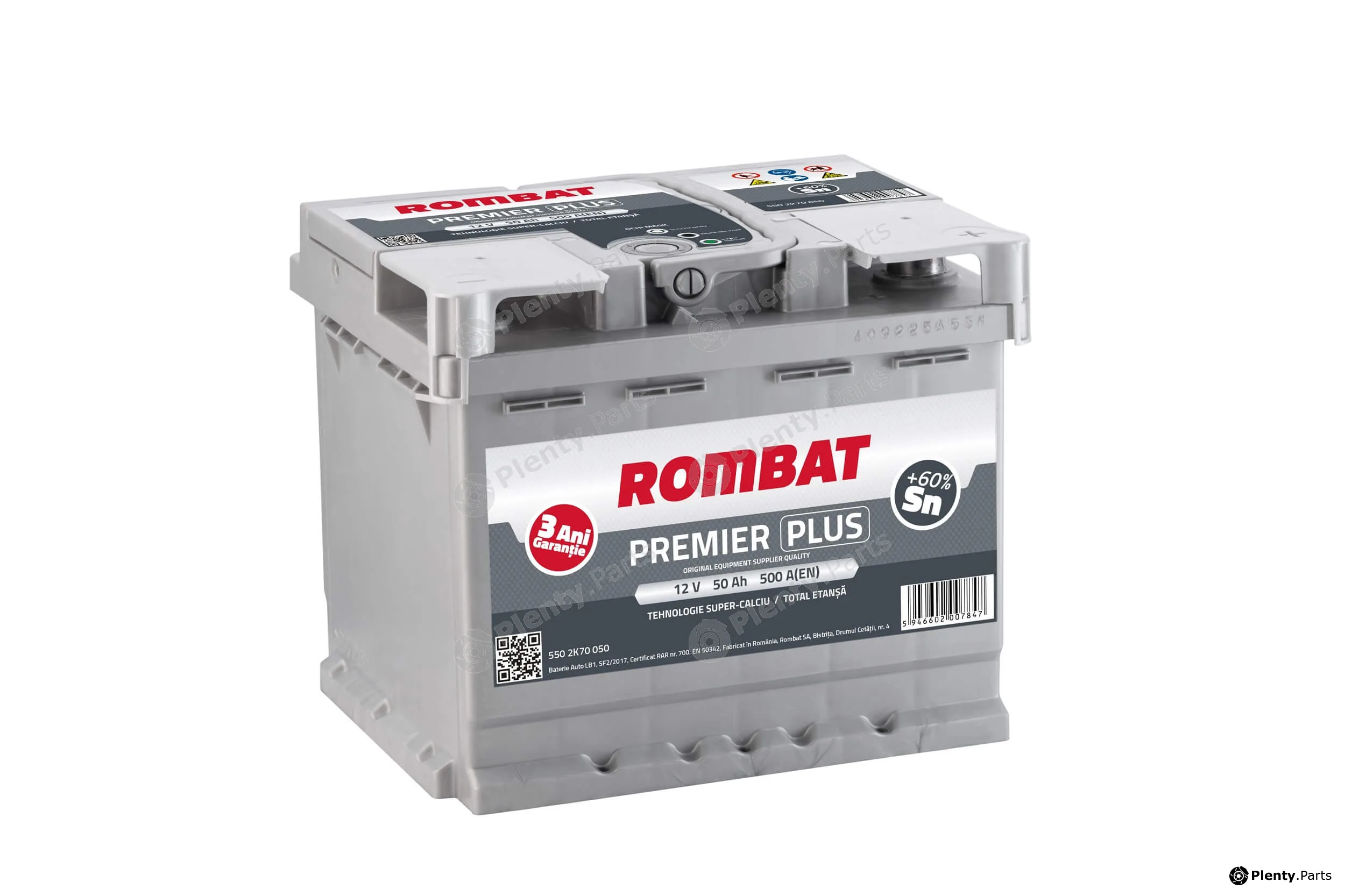 Rombat 5502K70050 — Starter Battery PREMIER PLUS
