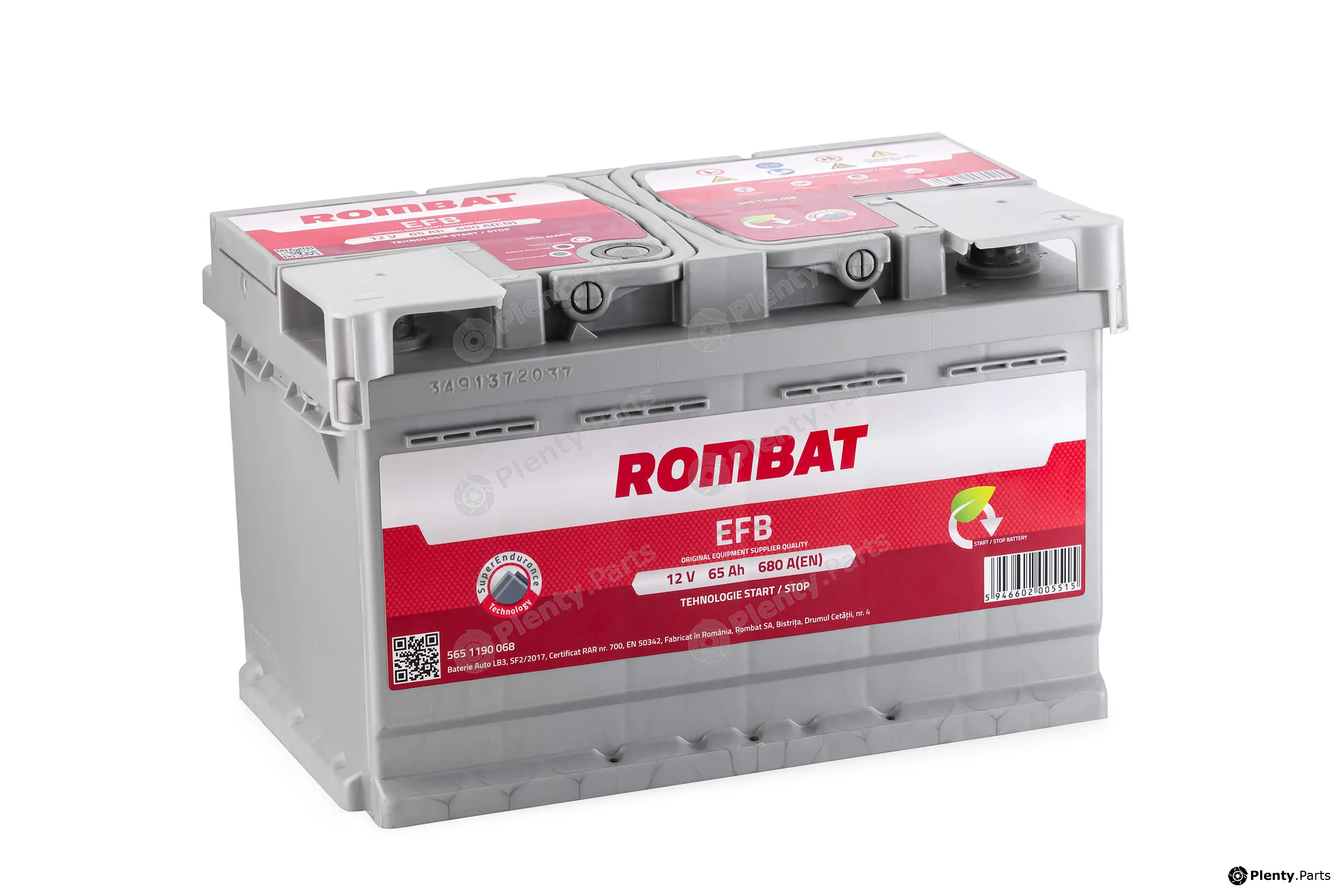 Rombat 5651190068 — Starter Battery EFB